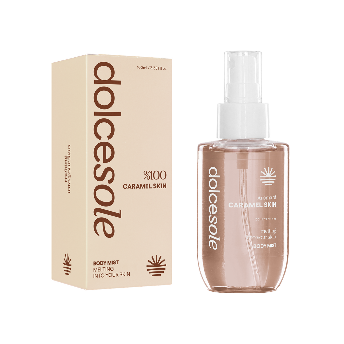 Dolce Sole Caramel Skin Body Mist 100ML